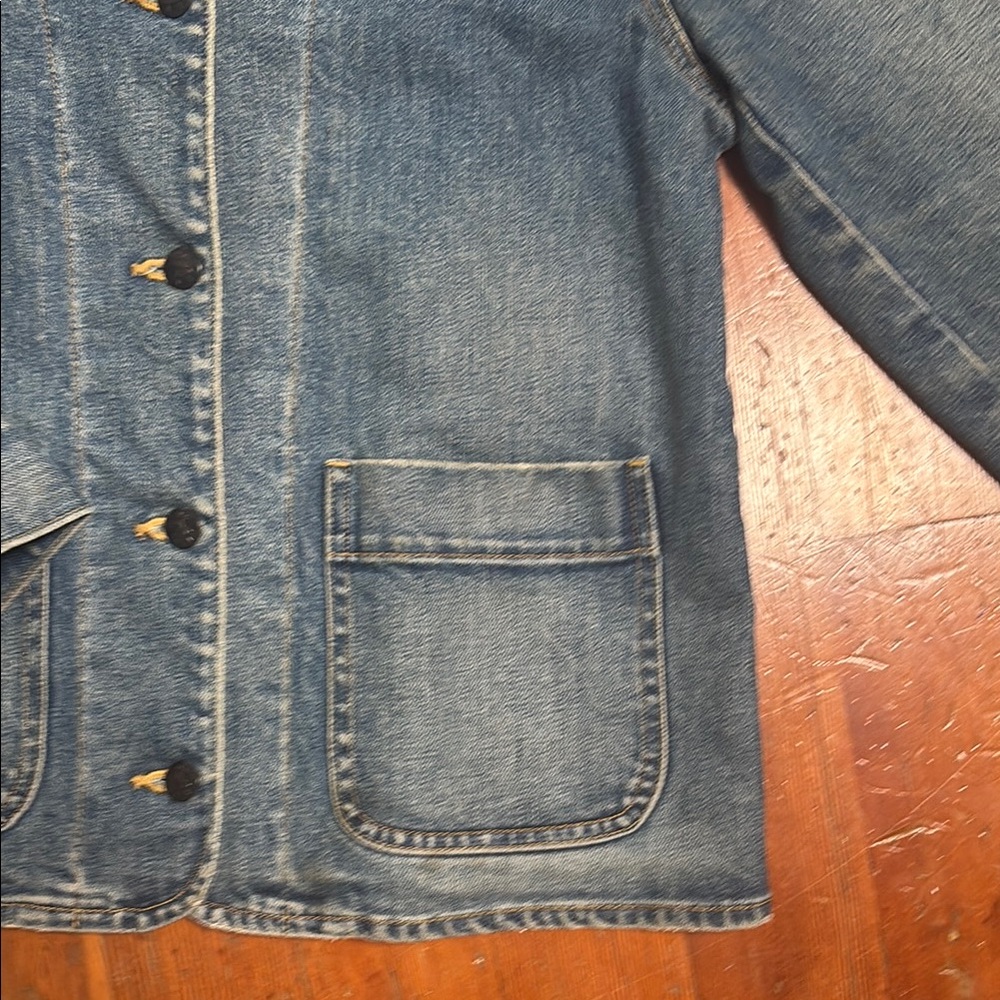 Denim Blue Women's Jacket - Picture 3 of 5